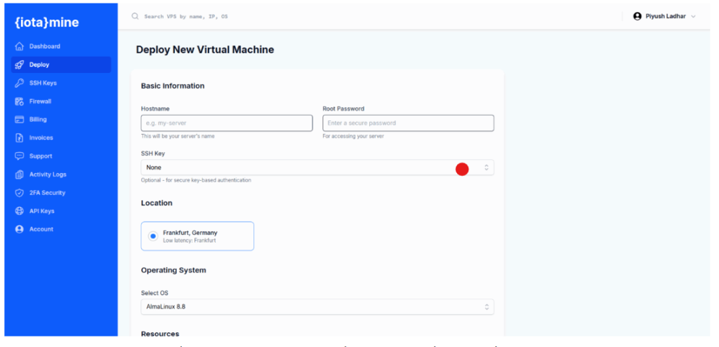 iotamine cloud Vps Hosting